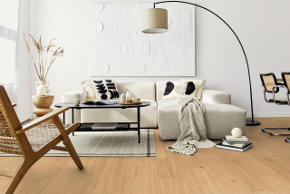 Dřevěná podlaha dýhová PARKY PRO Natural Oak Rustic Light